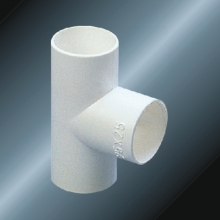 Conduit Upvc Tee White Color 