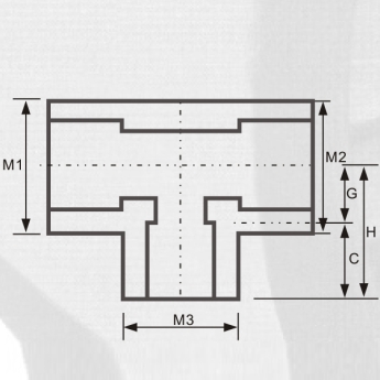 ASTM SCH80 CPVC Reducing Tee Dark Grey Color 