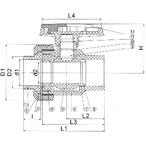 UPVC Single Union Spring Check Valve Socket Connector 