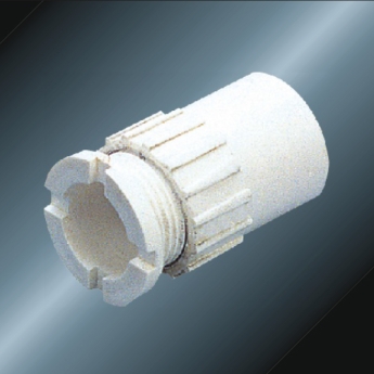 Conduit Upvc Screwed Converters White Color 